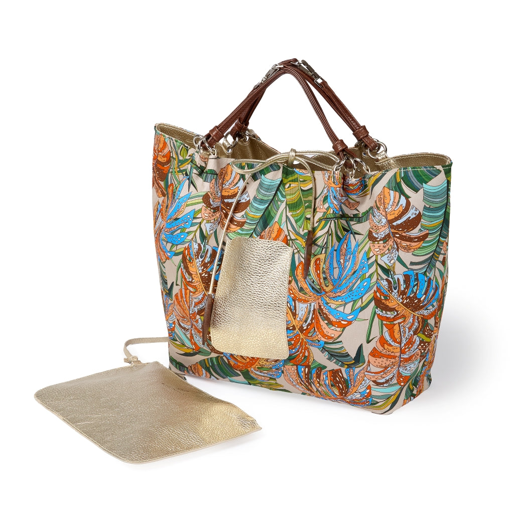 Margherita Large reversible leather handbag