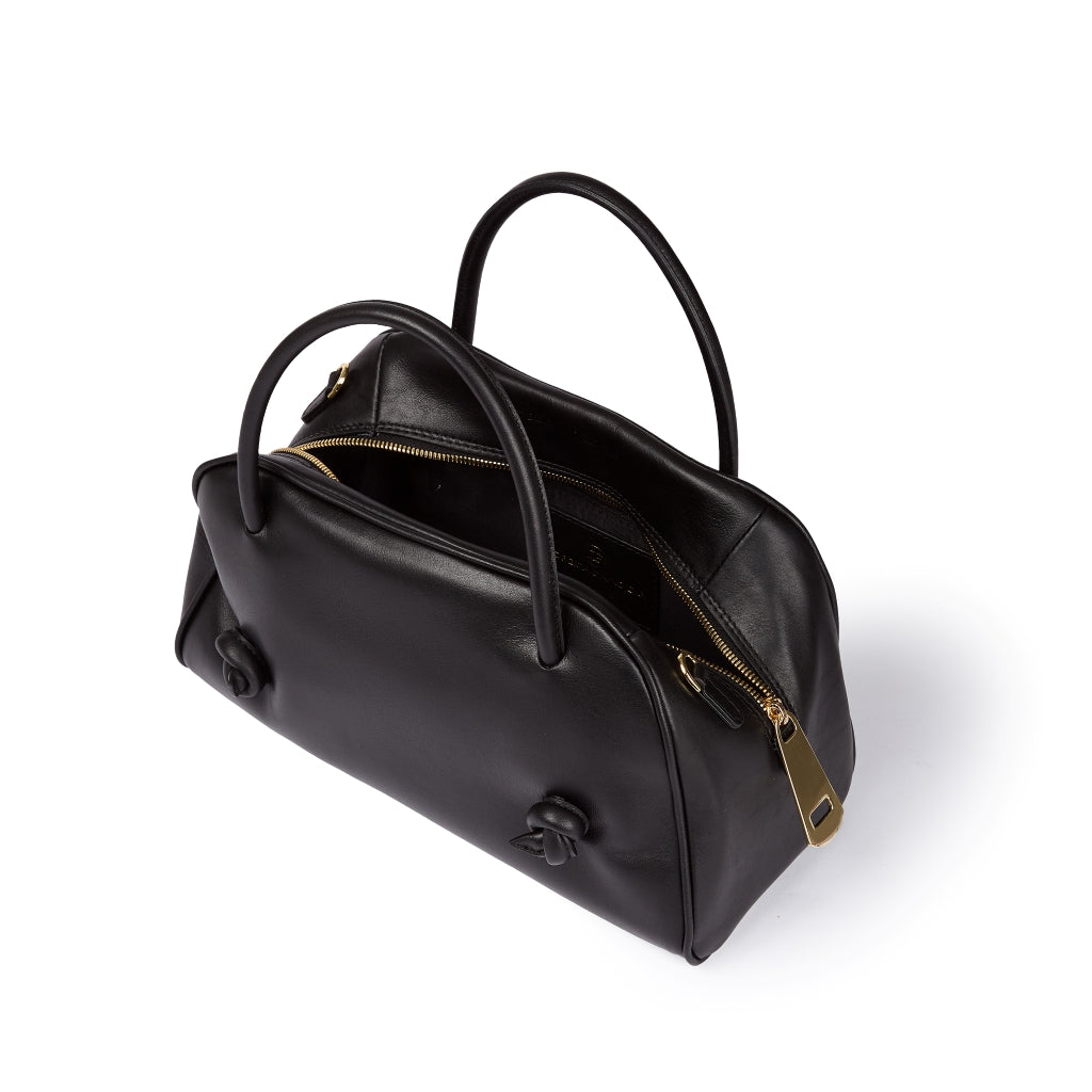 Grace woven elongated bag in braided calfskin