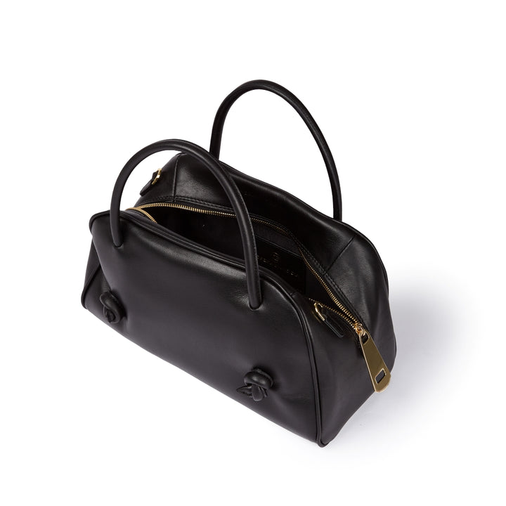 Grace woven elongated bag in braided calfskin