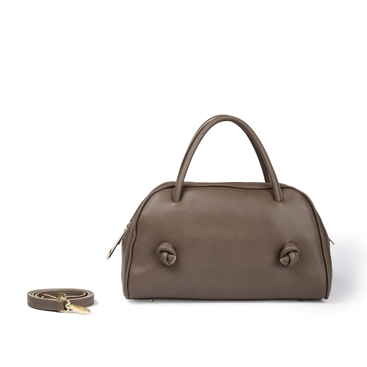Grace woven elongated bag in braided calfskin