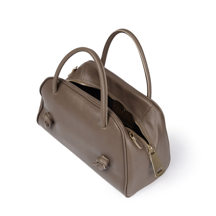Grace woven elongated bag in braided calfskin