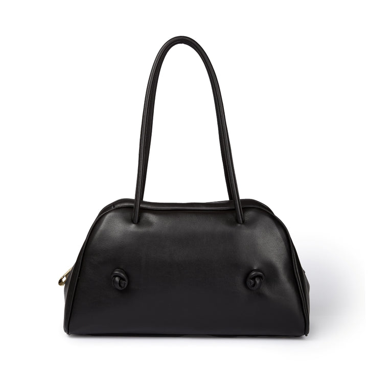 Grace woven elongated bag in braided calfskin