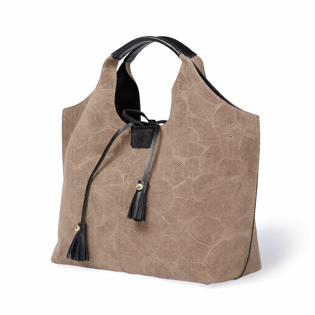 Grace woven elongated bag in braided calfskin