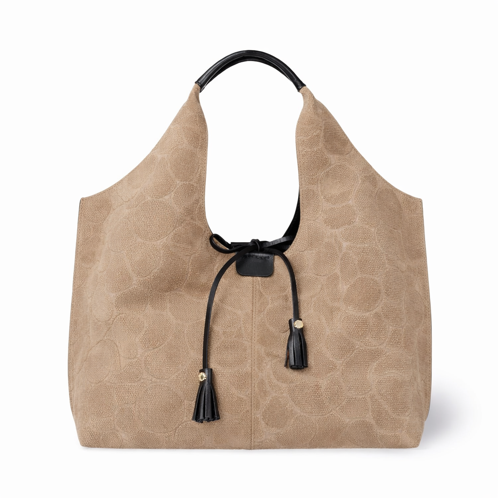 Grace woven elongated bag in braided calfskin