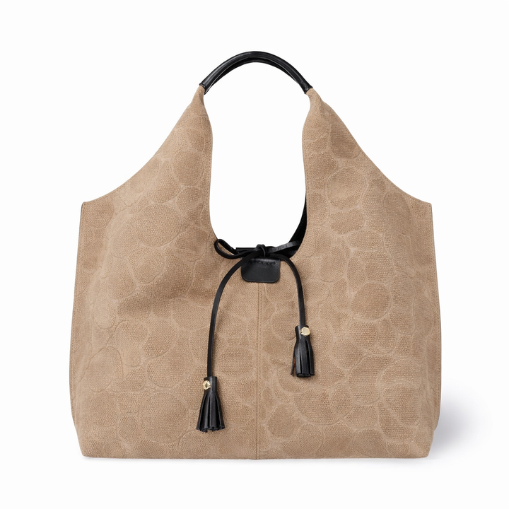 Grace woven elongated bag in braided calfskin