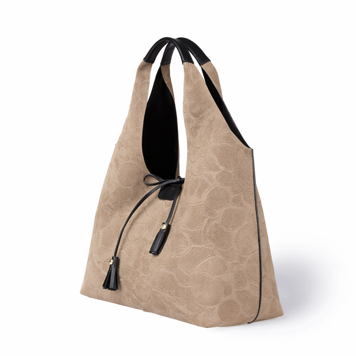 Grace woven elongated bag in braided calfskin