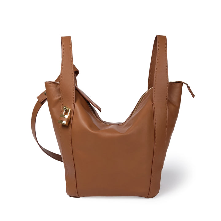 Holly small Borsa in vitello morbido 3 in 1 – trasformabile, elegante, funzionale