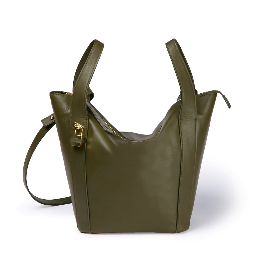 Holly small Borsa in vitello morbido 3 in 1 – trasformabile, elegante, funzionale