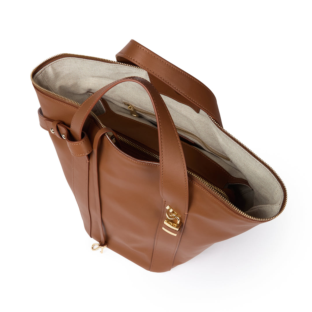 Holly Large Borsa in vitello morbido 3 in 1 – trasformabile, elegante, funzionale