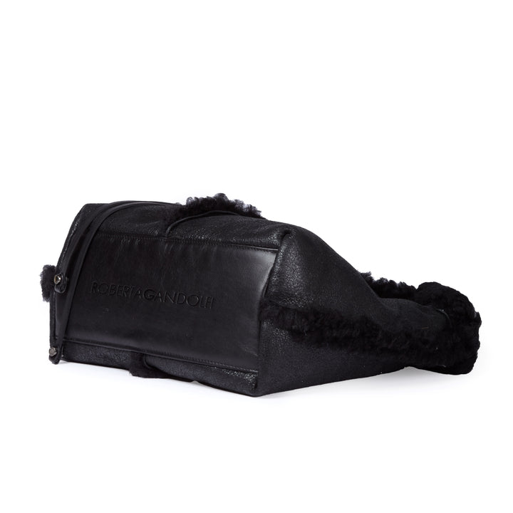 Grace woven elongated bag in braided calfskin