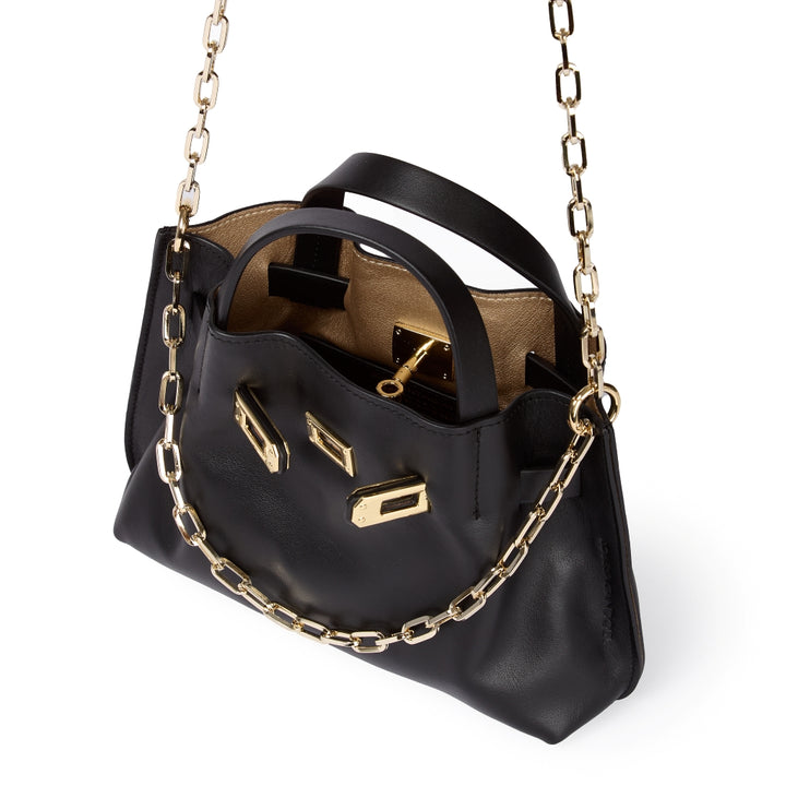 Grace woven elongated bag in braided calfskin