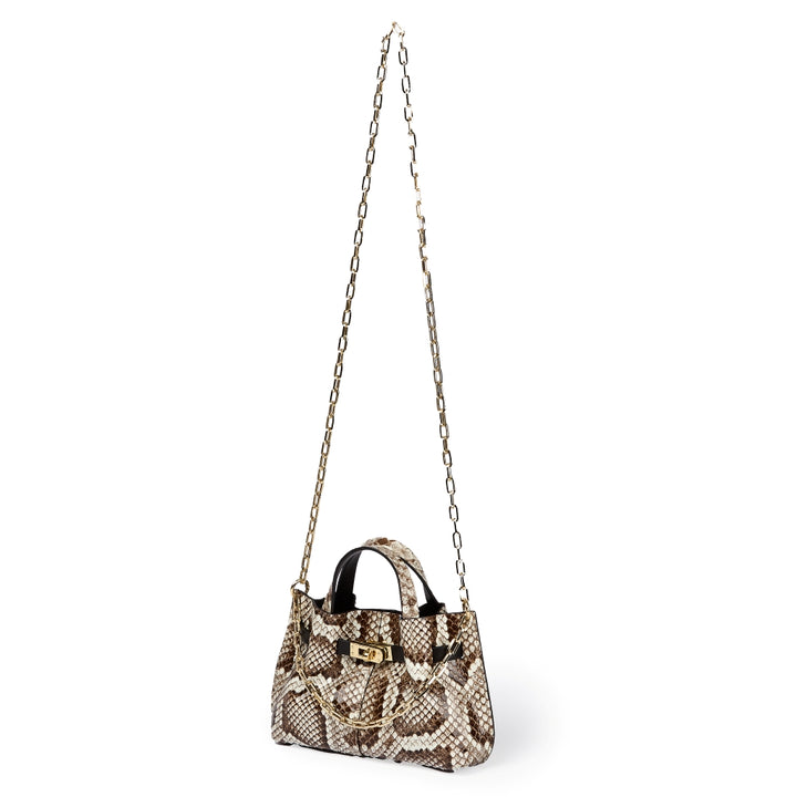 Grace woven elongated bag in braided calfskin
