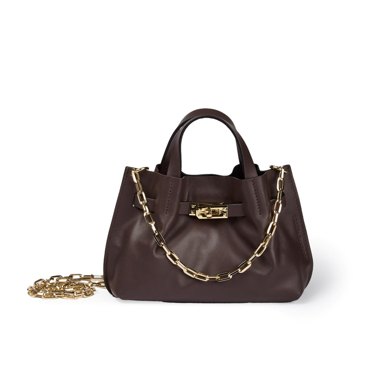 Grace woven elongated bag in braided calfskin