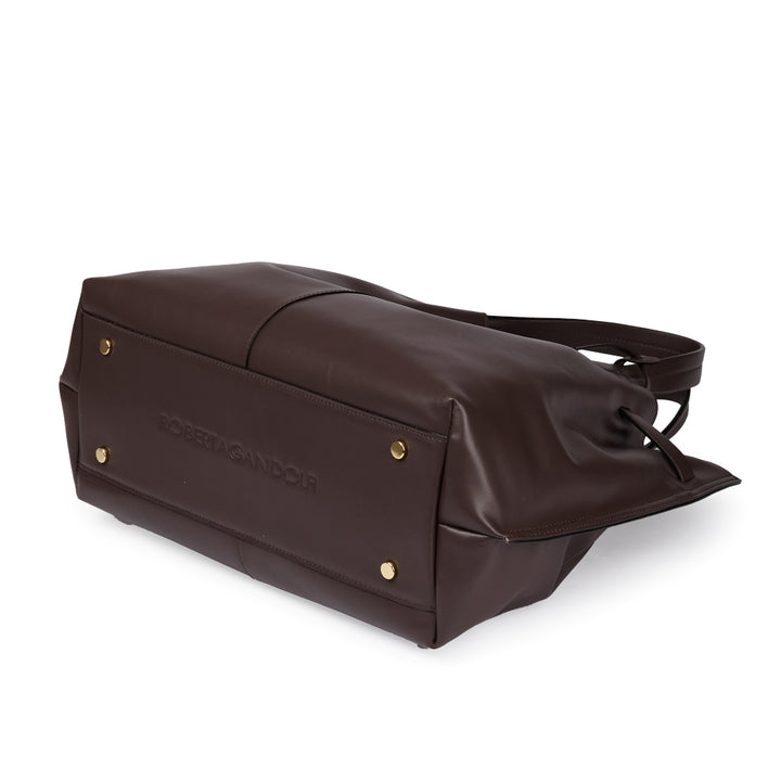 Grace woven elongated bag in braided calfskin