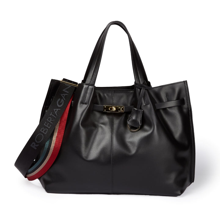 Grace woven elongated bag in braided calfskin