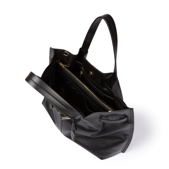 Grace woven elongated bag in braided calfskin