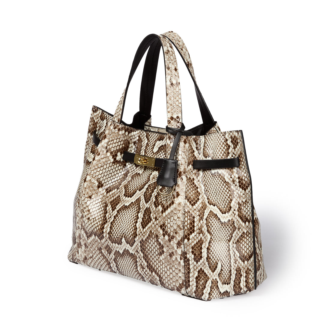 Grace woven elongated bag in braided calfskin