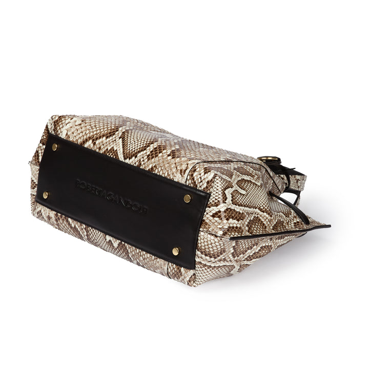 Grace woven elongated bag in braided calfskin