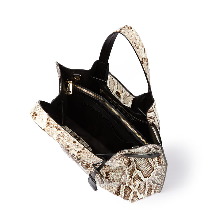 Grace woven elongated bag in braided calfskin