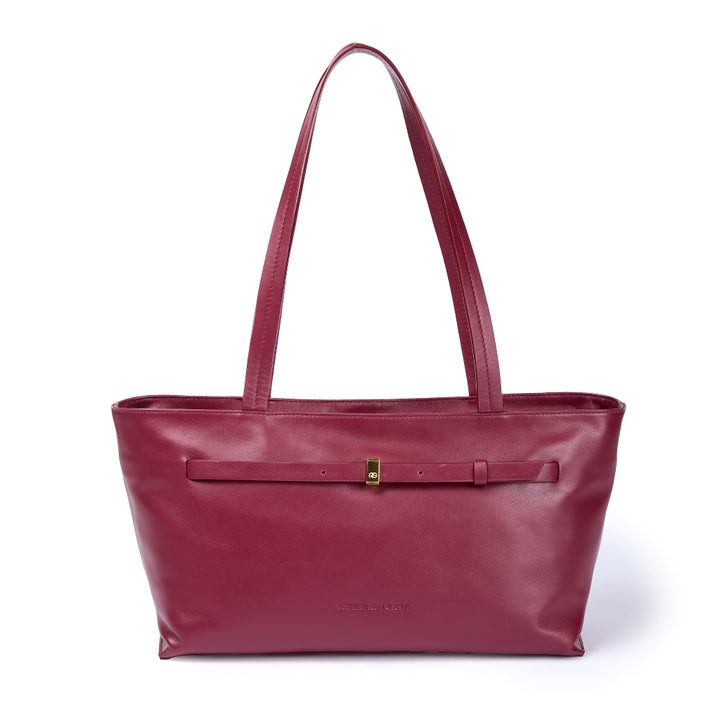 Sveva East-West – Smooth Calf Leather Shoulder Bag
