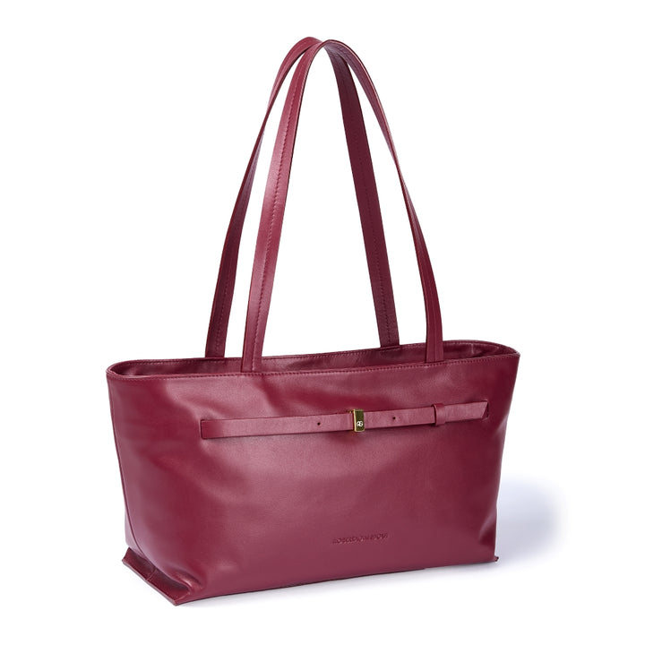 Sveva East-West – Smooth Calf Leather Shoulder Bag
