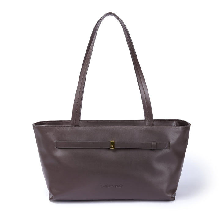 Sveva East-West – Smooth Calf Leather Shoulder Bag