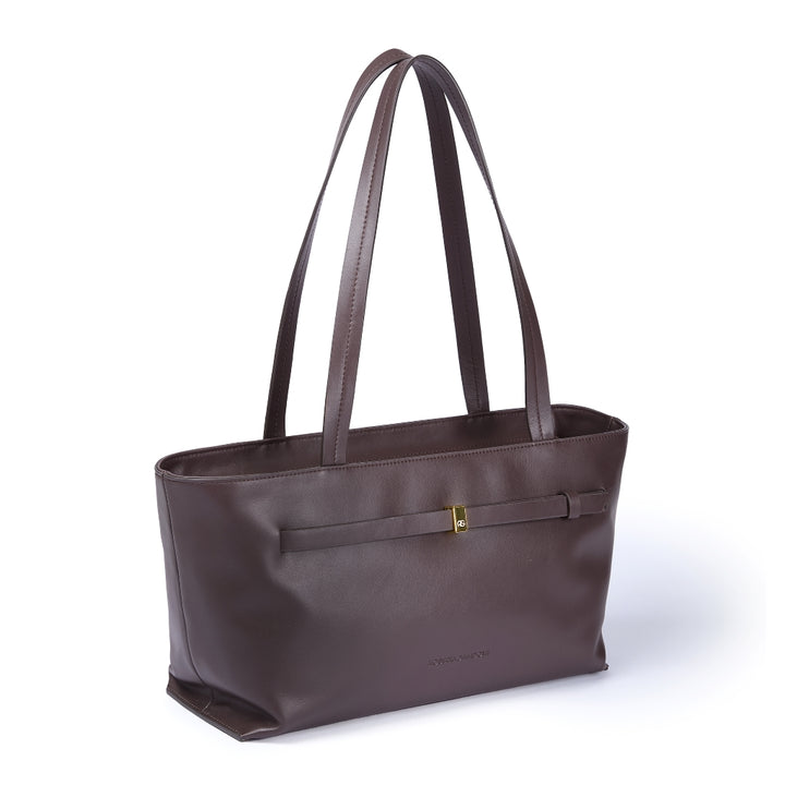 Sveva East-West – Smooth Calf Leather Shoulder Bag