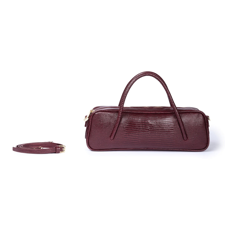 Celine East-West Small Tejus – Borsa in Pelle Stampa Lucertolino con Tracolla