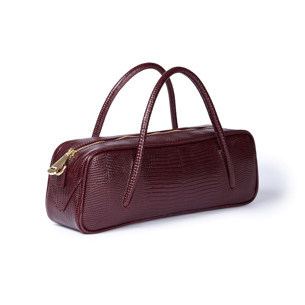 Celine East-West Small Tejus – Borsa in Pelle Stampa Lucertolino con Tracolla