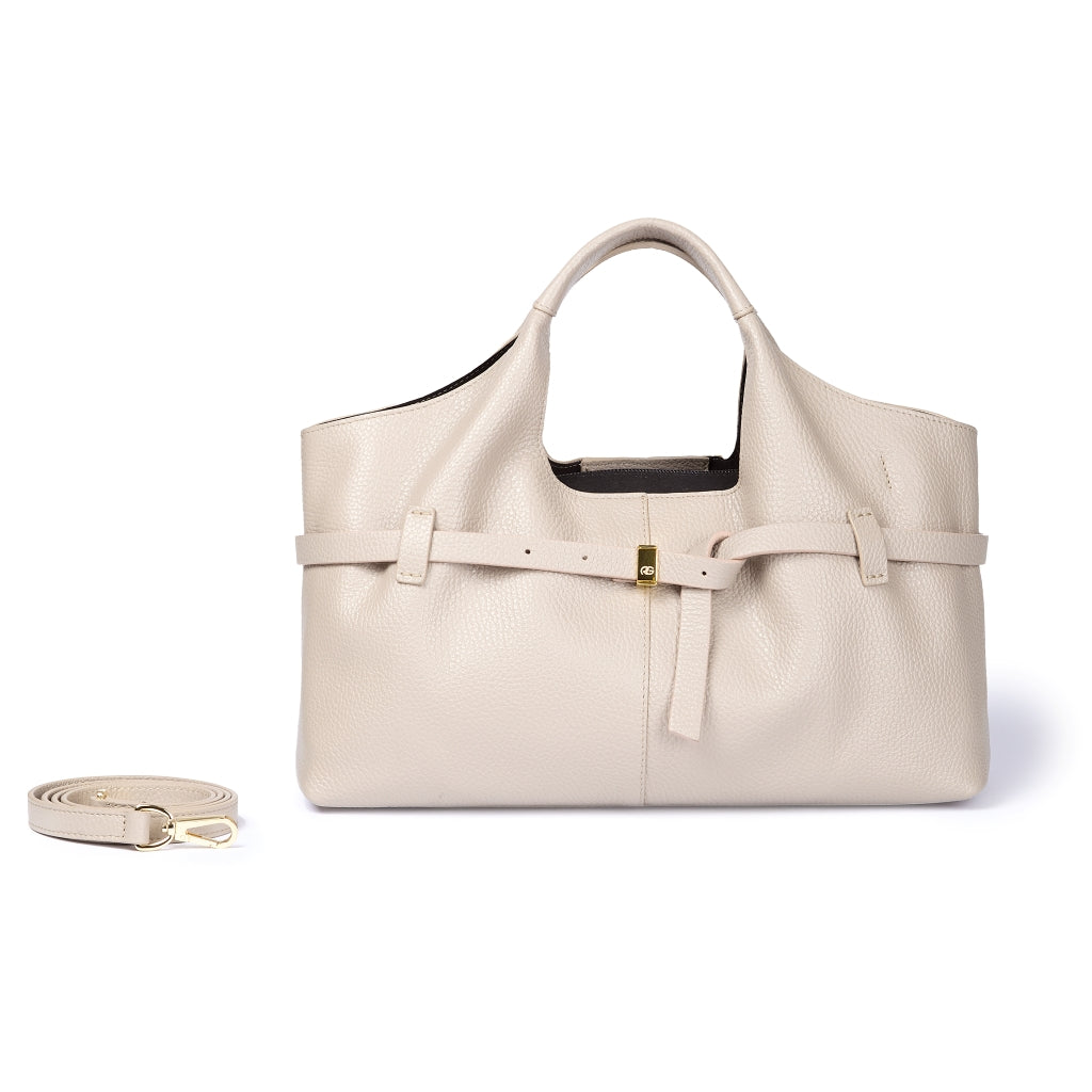Grace Handbag – Grained Leather Handbag with Removable Interior Organizer