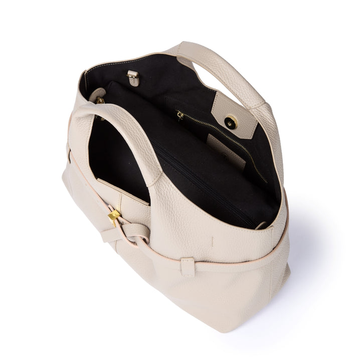 Grace Handbag – Grained Leather Handbag with Removable Interior Organizer