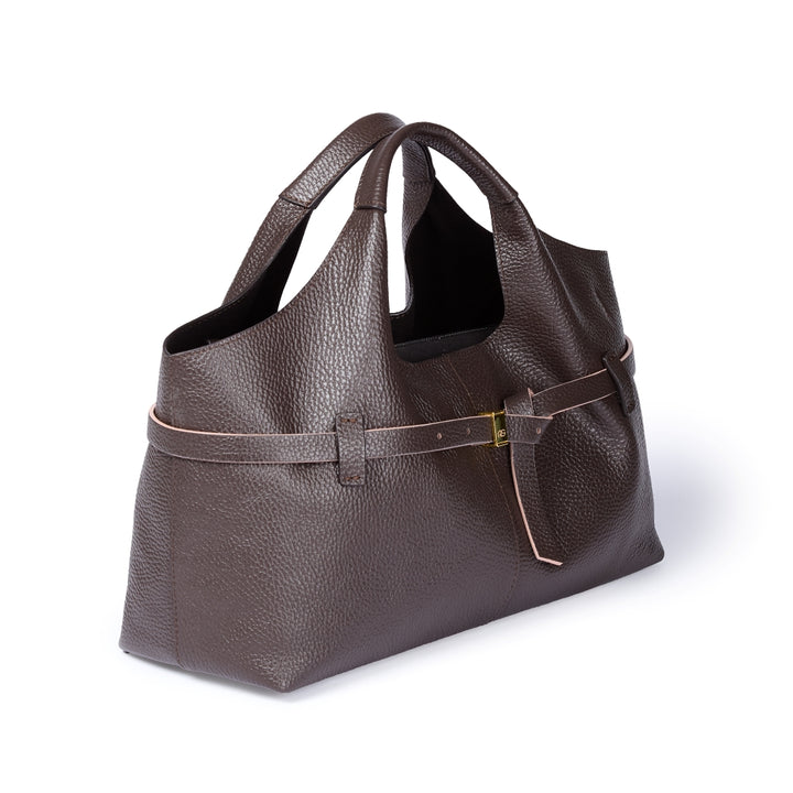 Grace Handbag – Grained Leather Handbag with Removable Interior Organizer