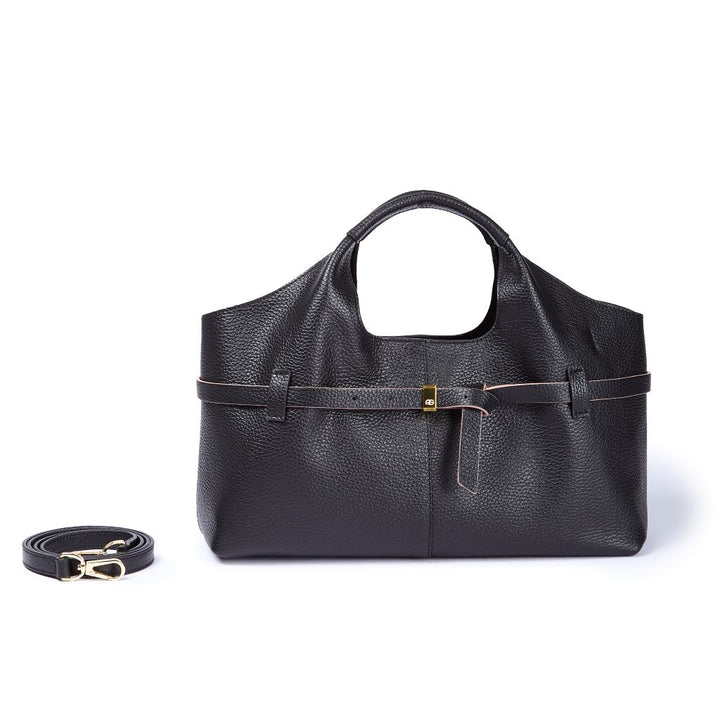 Grace Handbag – Grained Leather Handbag with Removable Interior Organizer