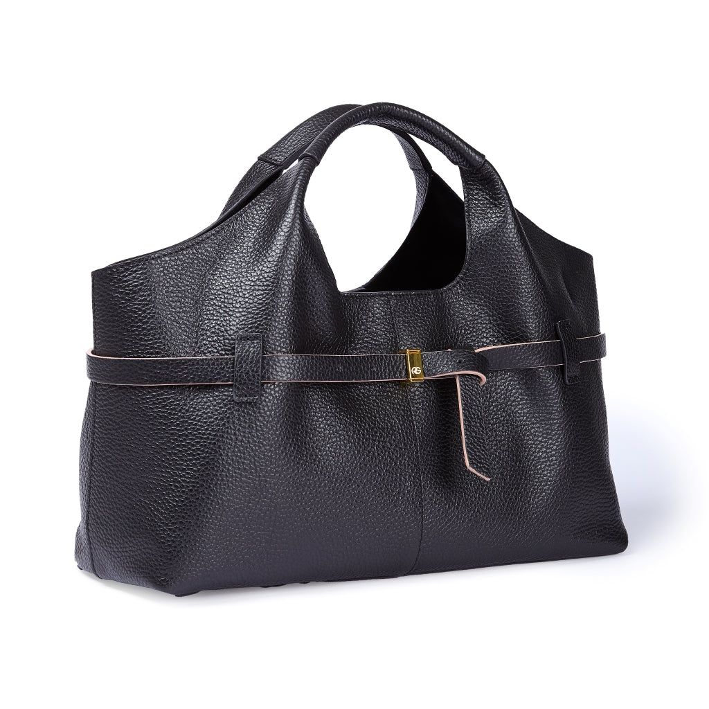 Grace Handbag – Grained Leather Handbag with Removable Interior Organizer