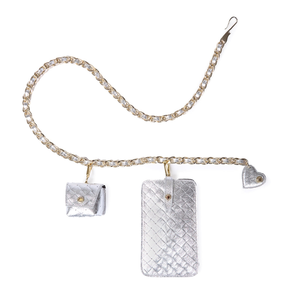 Cross Belt – Leather Belt and Crossbody with Phone Holder and AirPods Holder