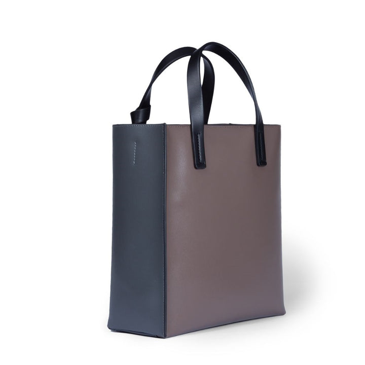 Arianna Tote borsa in pelle bicolor con tracolla staccabile