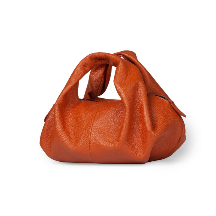 Emily bowling small in leather with detachable shoulder strap