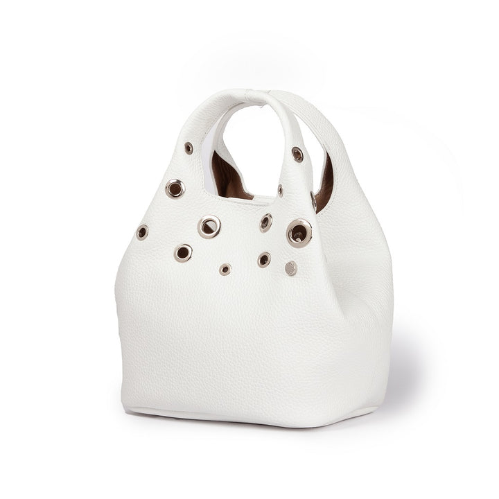 Belinda small leather handbag with detachable shoulder strap