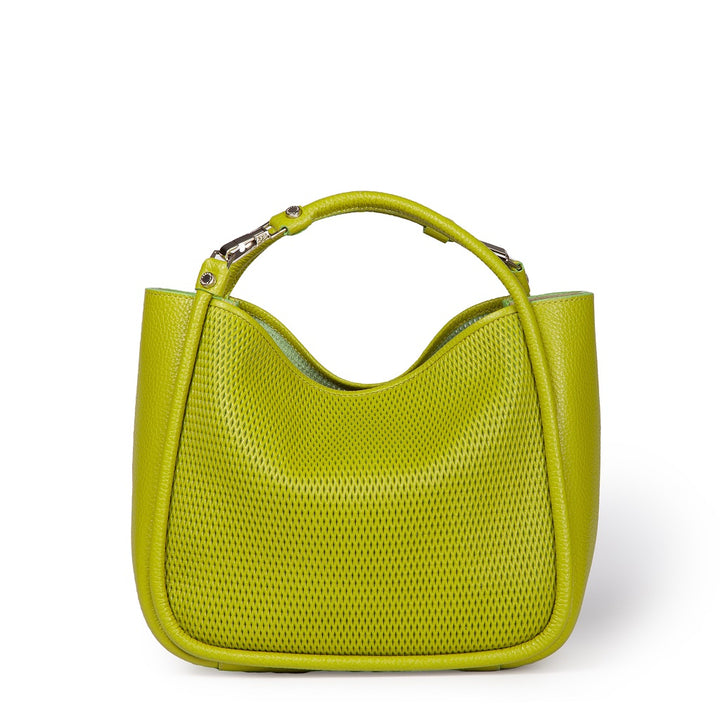 Yuma small 3 in 1 borsa a mano in pelle trasformabile con tracolla staccabile