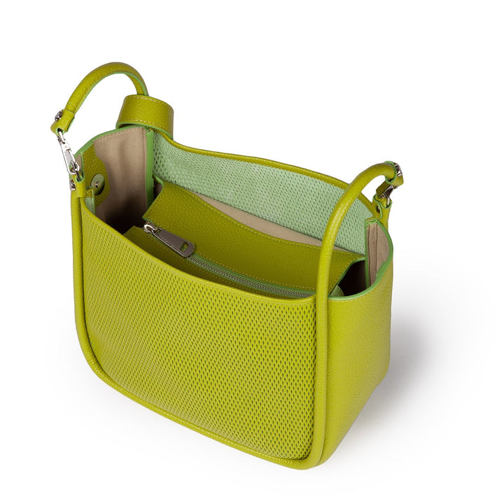 Yuma small 3 in 1 borsa a mano in pelle trasformabile con tracolla staccabile