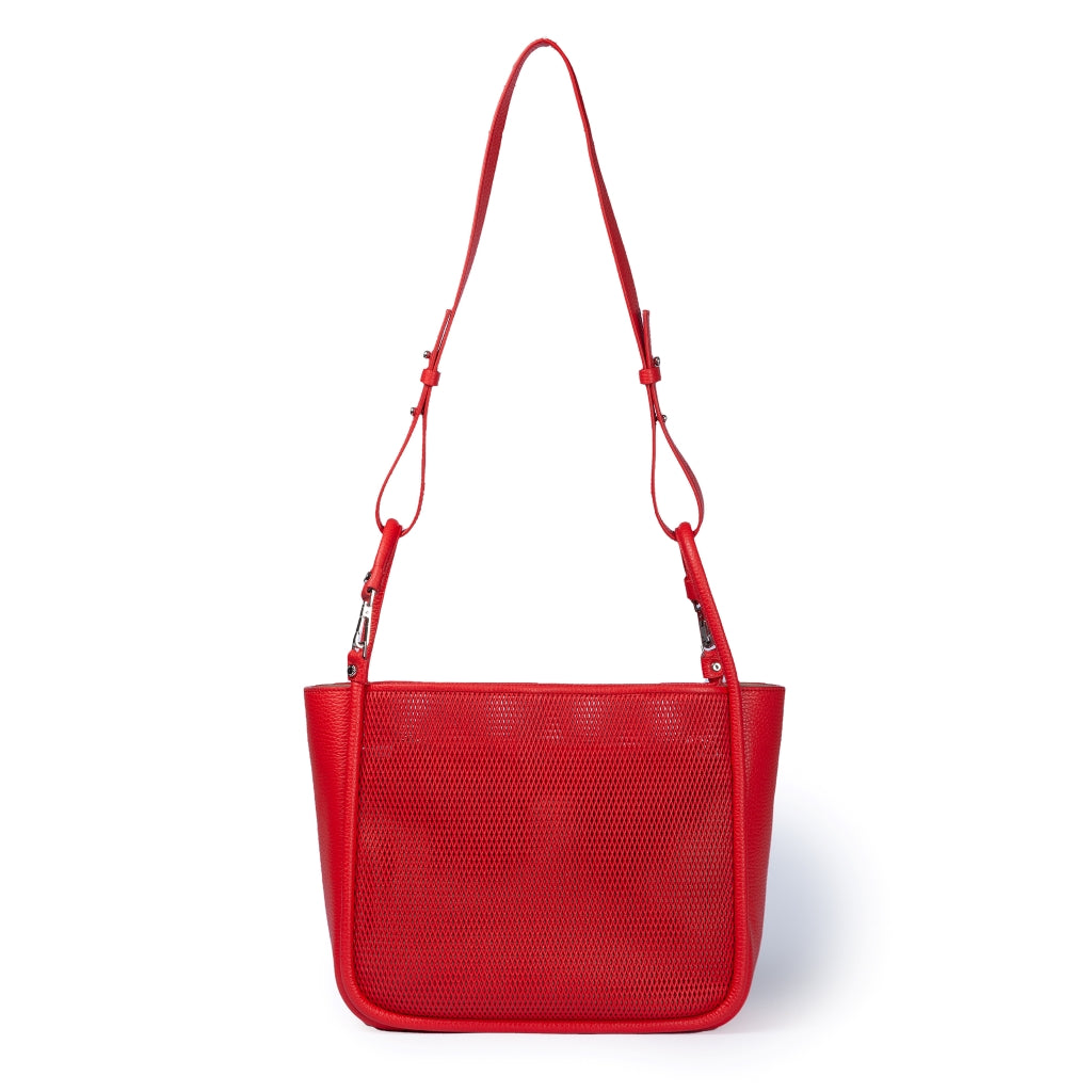 Yuma small 3 in 1 borsa a mano in pelle trasformabile con tracolla staccabile
