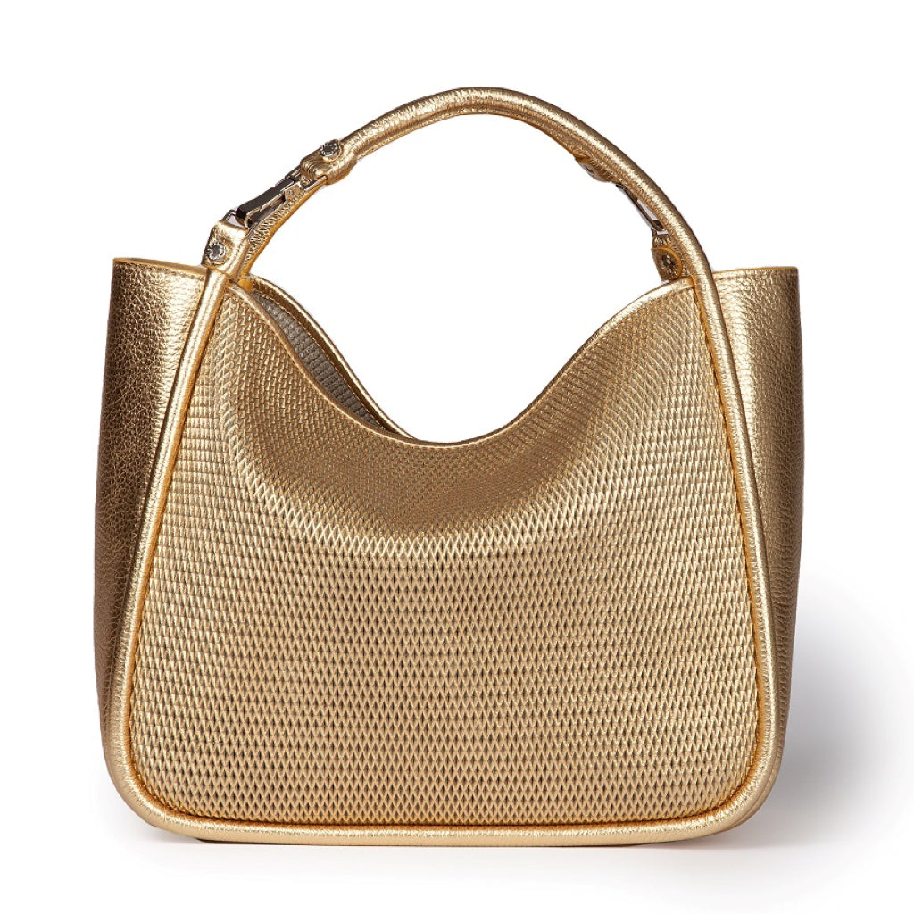 Yuma small 3 in 1 convertible leather handbag with detachable shoulder strap