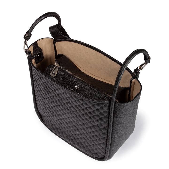 Yuma small 3 in 1 convertible leather handbag with detachable shoulder strap (copy)