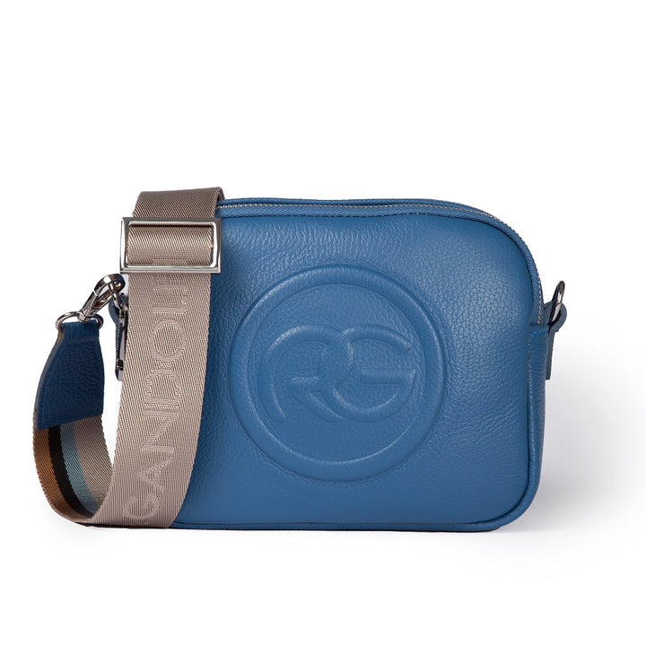 Roberta Pelle camera e crossbody in pelle con doppio scomparto e tracolla staccabile