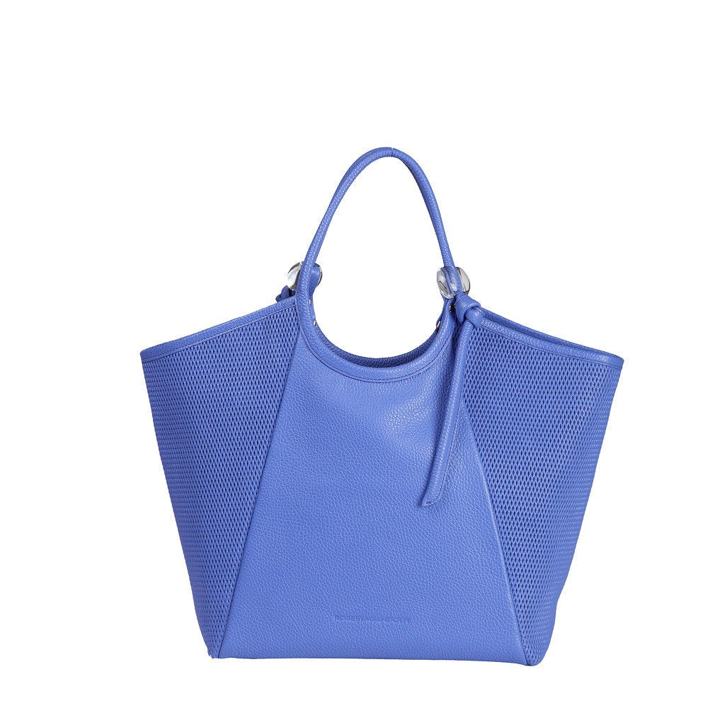 Giorgia handbag leather bag with detachable and adjustable logoed shoulder strap