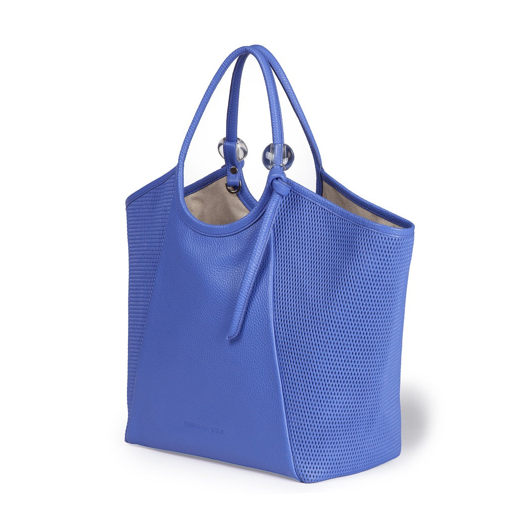Giorgia handbag leather bag with detachable and adjustable logoed shoulder strap