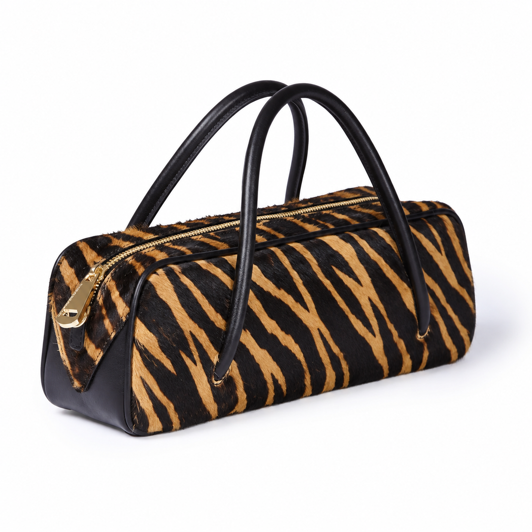 Celine East-West Small Animalier – Borsa in Pony e pelle di vitello con Tracolla