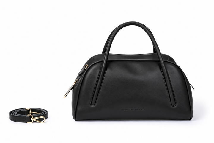 Celine Handbag – Borsa Bauletto in Vitello Liscio con Manici Incassati e Tracolla Staccabile