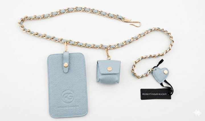 Cross Belt – Leather Belt and Crossbody with Phone Holder and AirPods Holder