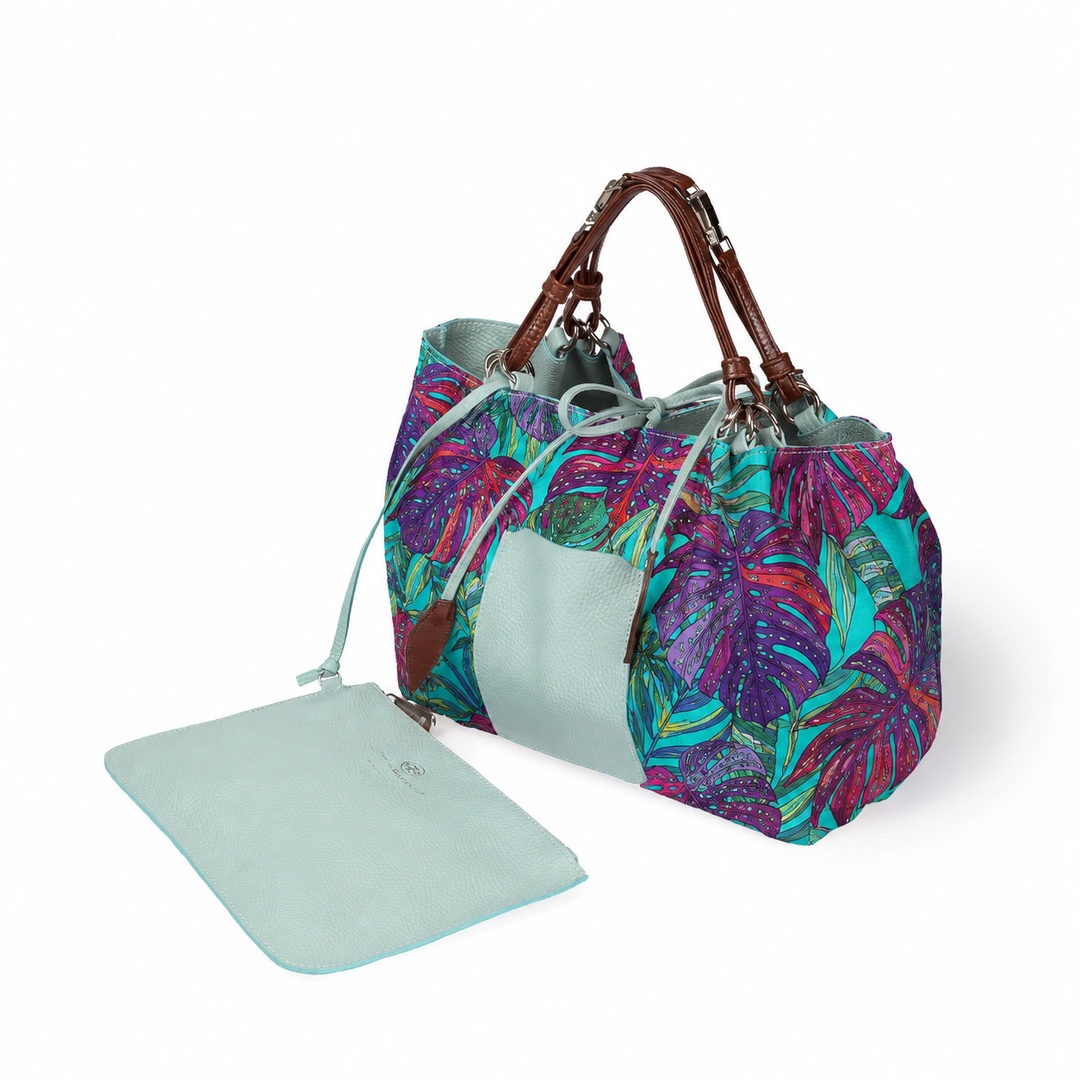 Margherita medium borsa in pelle reversibile